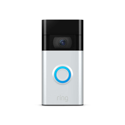 1080P Ring Video Doorbell - Satin Nickel