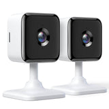 1080P Wireless Home Camera with 2 Way Audio - 2 Pack