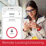 Smart Lock/Deadbolt with Touchscreen - Satin Nickel