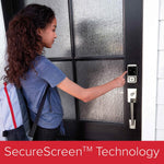 Smart Lock/Deadbolt with Touchscreen - Satin Nickel