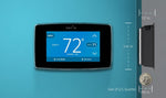 Smart Thermostat with Touch Screen - Black