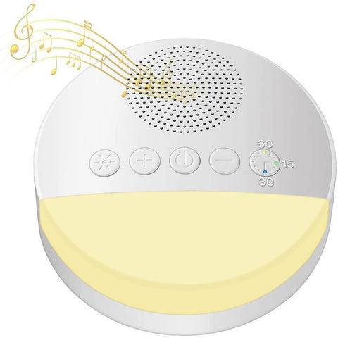 White Noise Machine with Night Light - 20 Sounds